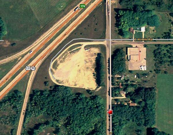 Cadillac Drive-In Theatre - Aerial